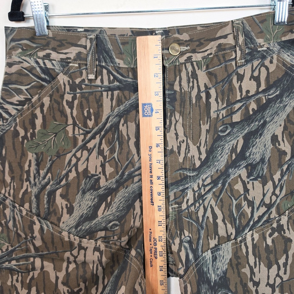 Vintage Carhartt Camo Pants Mens 38x32 Mossy Oak Bottomland USA Hunting RARE - Picture 12 of 16